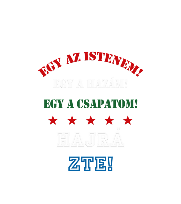 ZTE drukker minta fehér pólón