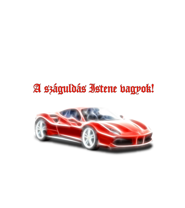 Kedvenc autóm minta almazöld pólón