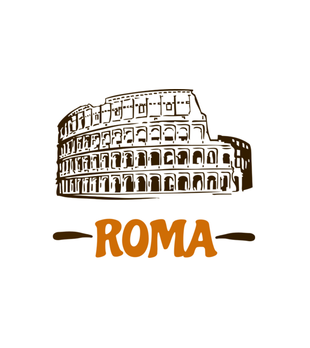 Róma2 minta fehér pólón