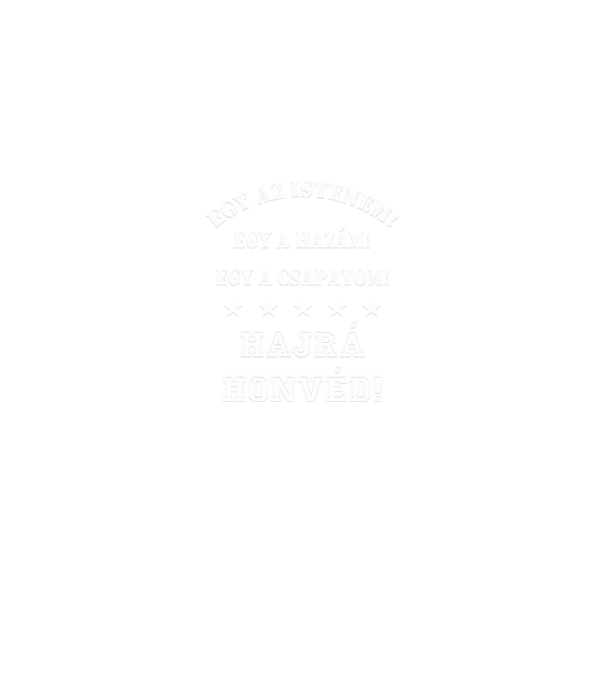 Honvéd drukker minta fekete pólón