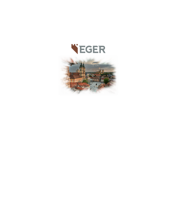 Eger minta fekete pólón