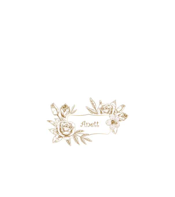 Anett minta fehér pólón