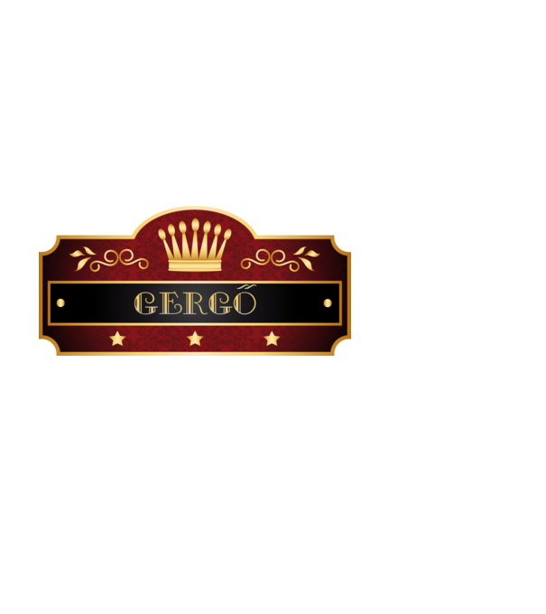 Gergő minta fekete pólón