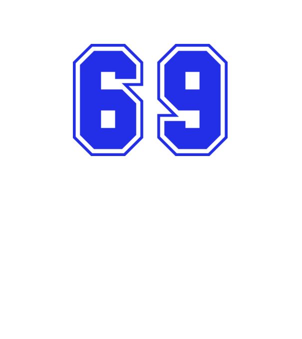 69 minta fehér pólón