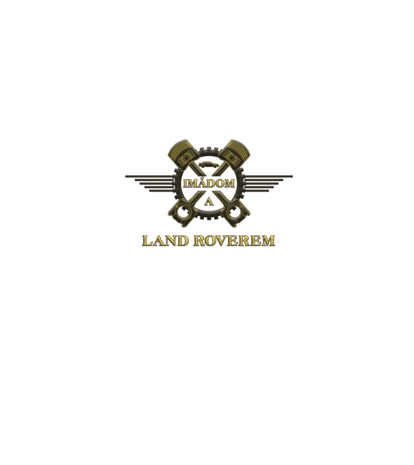 Imádom a land roverem minta szürke pólón