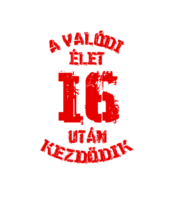 Valódi élet 16 színezhető minta fehér pólón