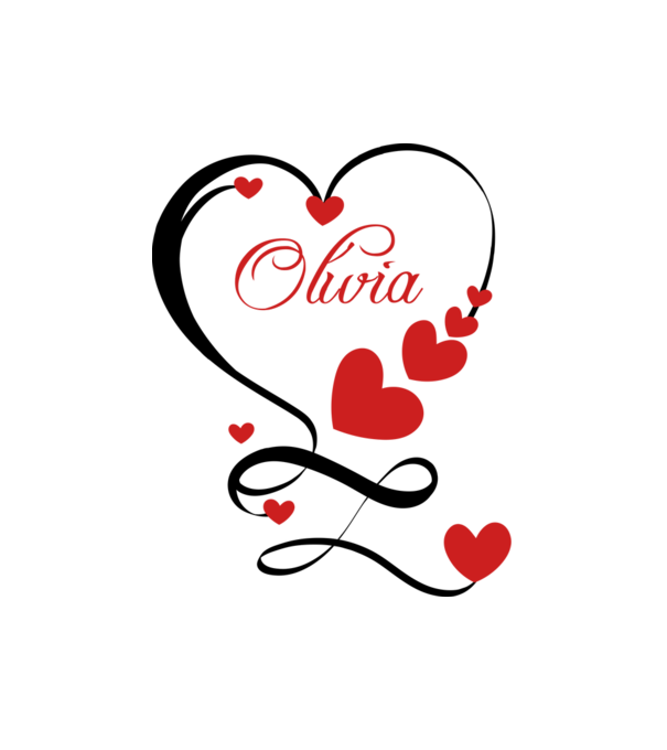 Olívia minta fehér pólón
