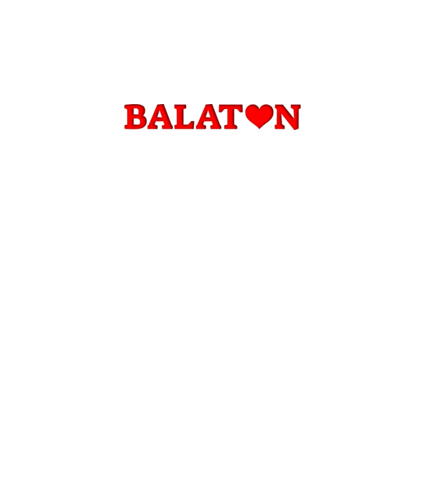 Balaton minta fehér pólón