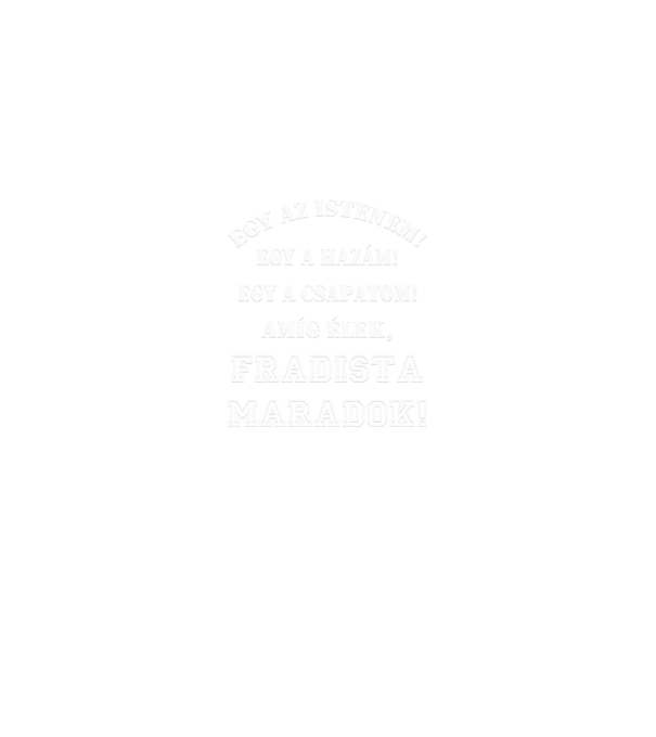 Fradista minta királykék pólón