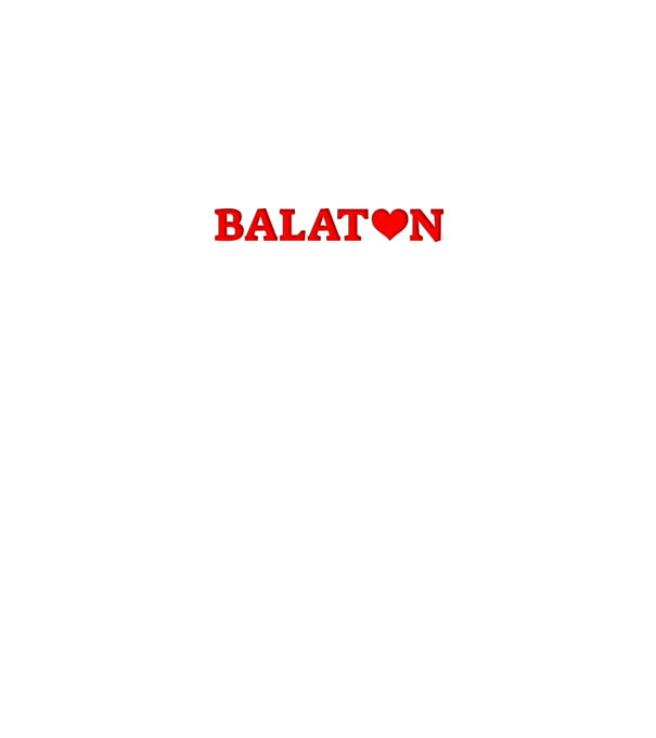 Balaton minta fehér pólón