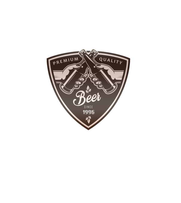 Beer 1996 minta szürke pólón
