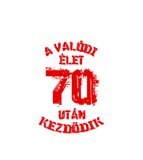 Valódi élet 70 színezhető minta fehér pólón