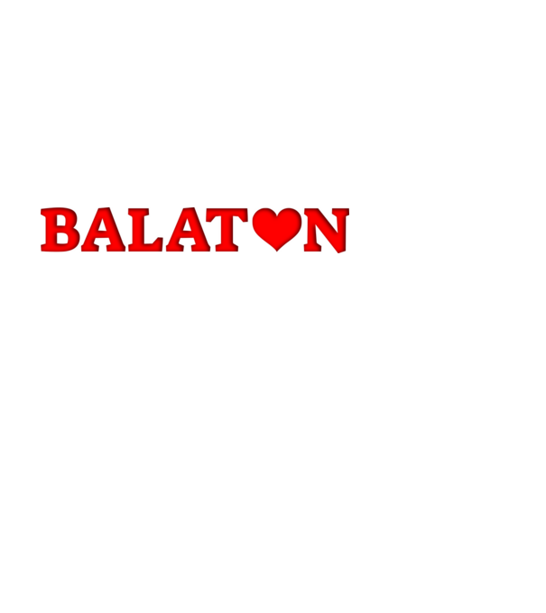 Balaton minta fehér pólón
