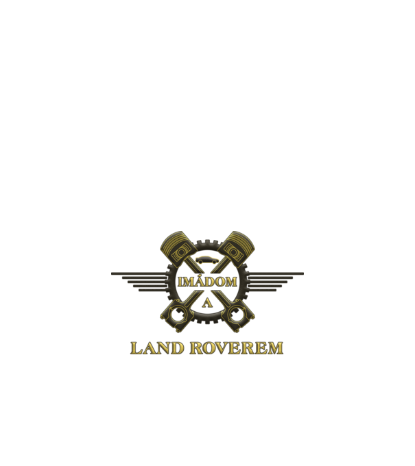 Imádom a land roverem minta fehér pólón