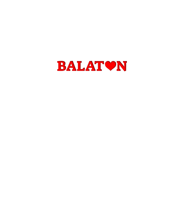 Balaton minta fehér pólón