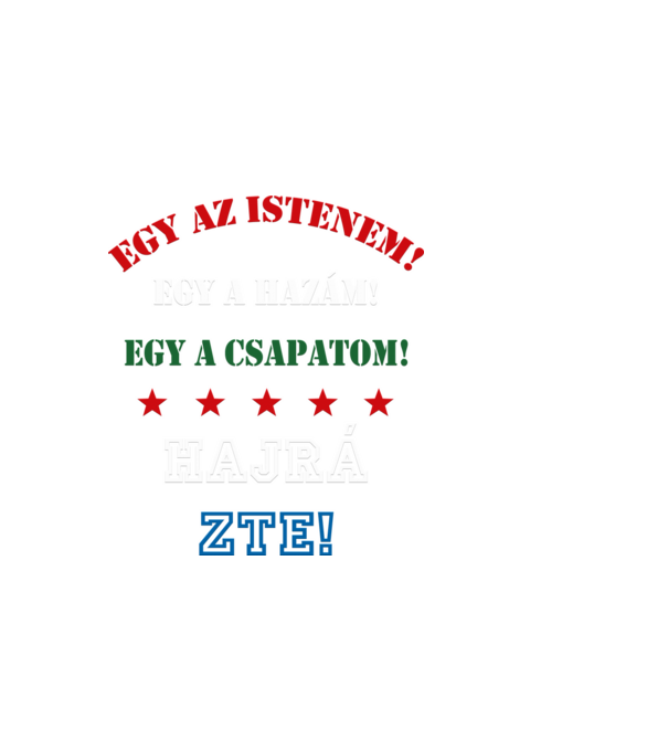ZTE drukker minta fekete pólón