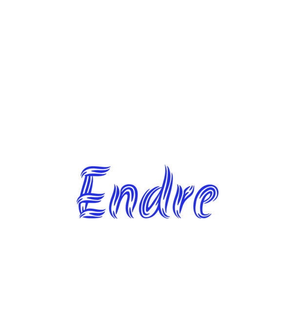 Endre színezhető minta fehér pólón