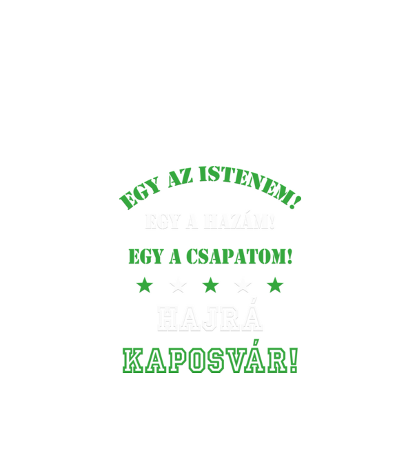 Kaposvári drukker minta fekete pólón