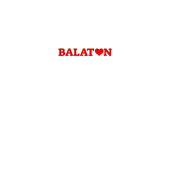 Balaton minta fehér pólón