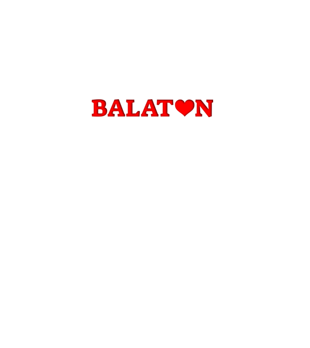 Balaton minta fehér pólón