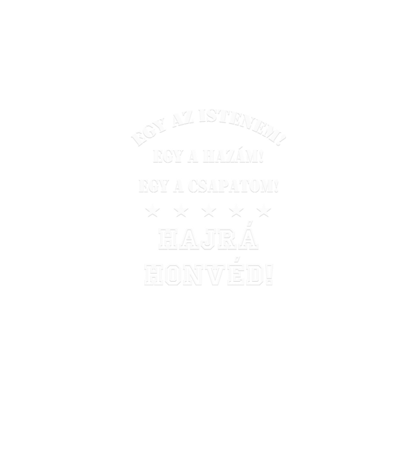 Honvéd drukker minta fekete pólón