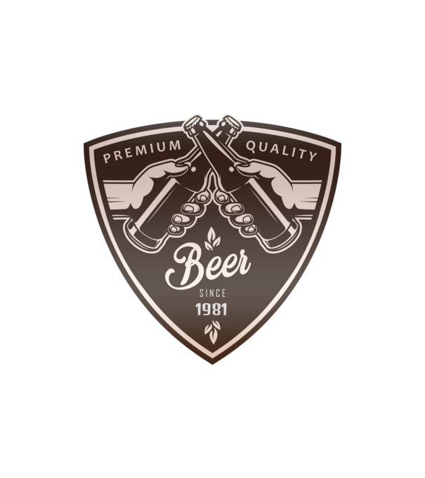Beer 1981 minta homokszín pólón