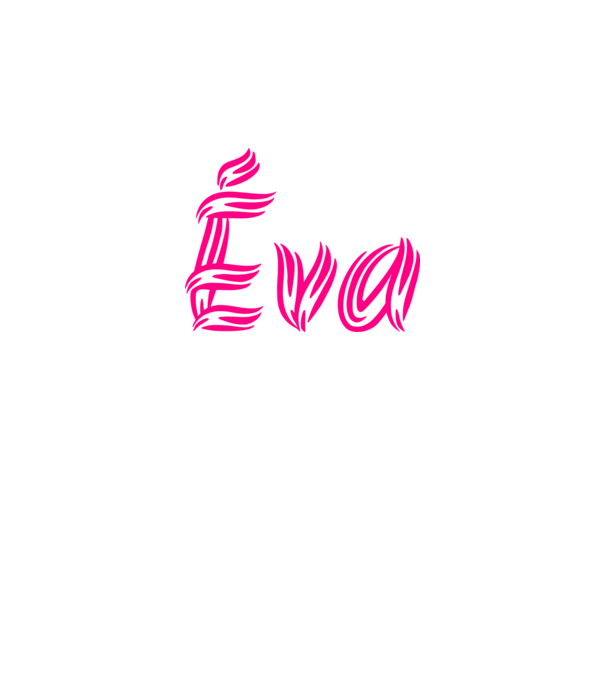 Éva színezhető minta fekete pólón