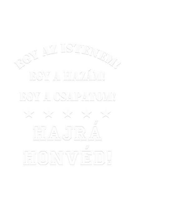 Honvéd drukker minta fehér pólón