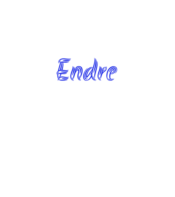 Endre színezhető minta fehér pólón