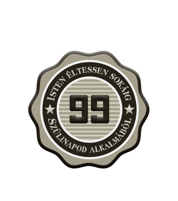 99 minta fehér pólón