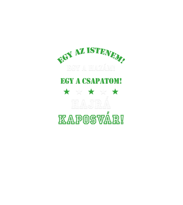 Kaposvári drukker minta fekete pólón