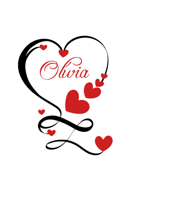 Olívia minta világoskék pólón