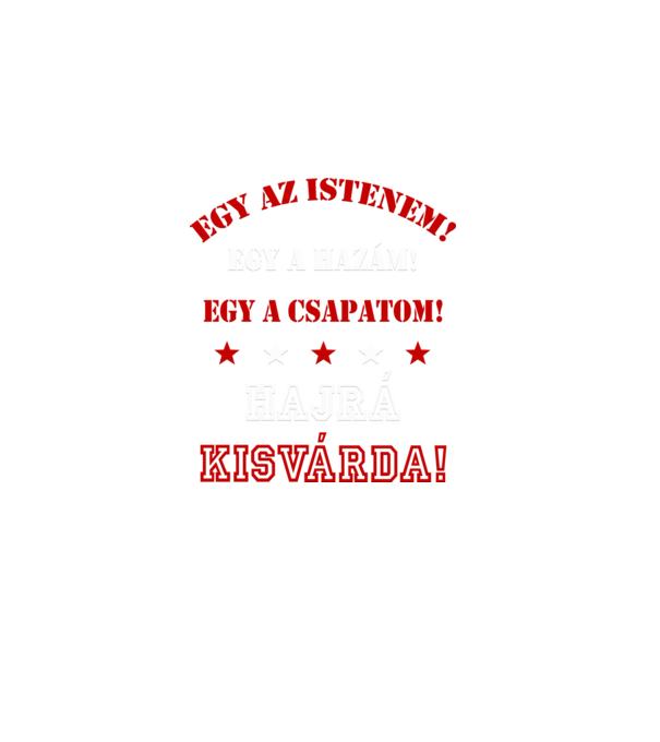 Kisvárdai drukker minta sötétkék pólón