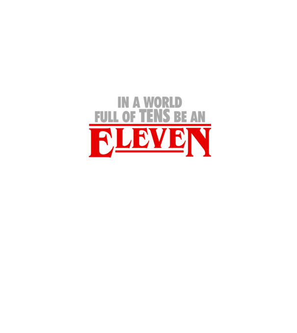 Be an Eleven 02 minta farmerkék pólón