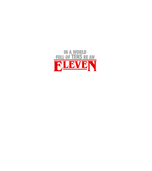 Be an Eleven 02 minta fekete pólón