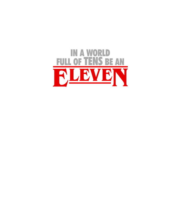 Be an Eleven 02 minta fekete pólón