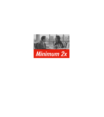 Minimum 2x - Wall street farkasai minta fehér pólón