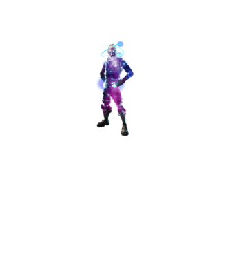 Fortnite Galaxy minta sötétszürke pólón