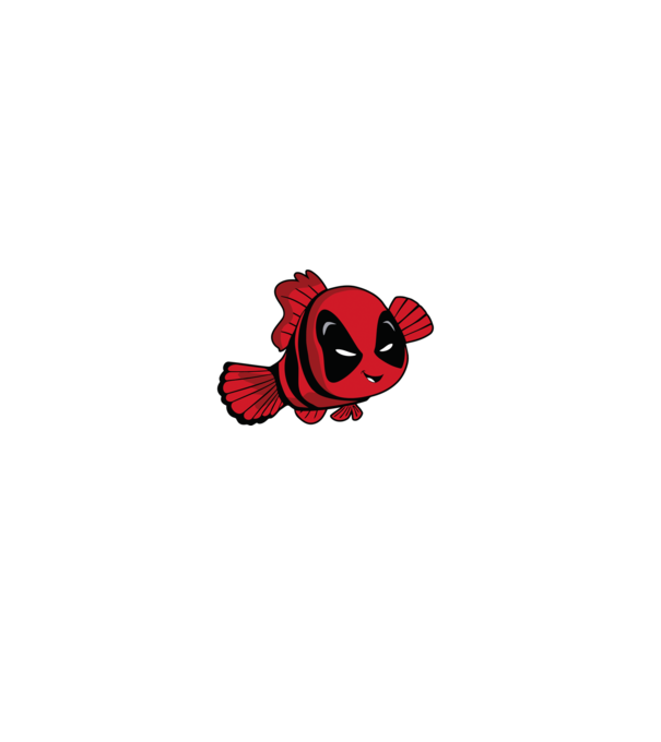 Nemo Deadpool vicces minta minta farmerkék pólón