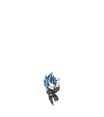 Dragonball - Vegeta blue minta fehér pólón