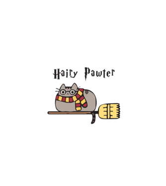 Hairy Pawter minta fehér pólón