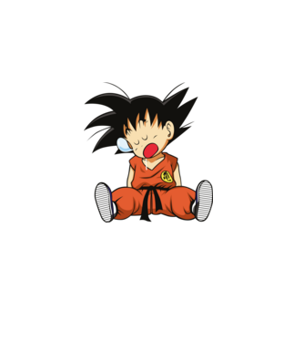 Dragonball -  Kid Goku minta sötétkék pólón
