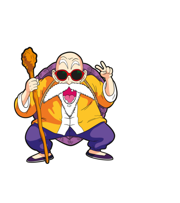 Dragonball - Zseniális Teknős minta világoskék pólón