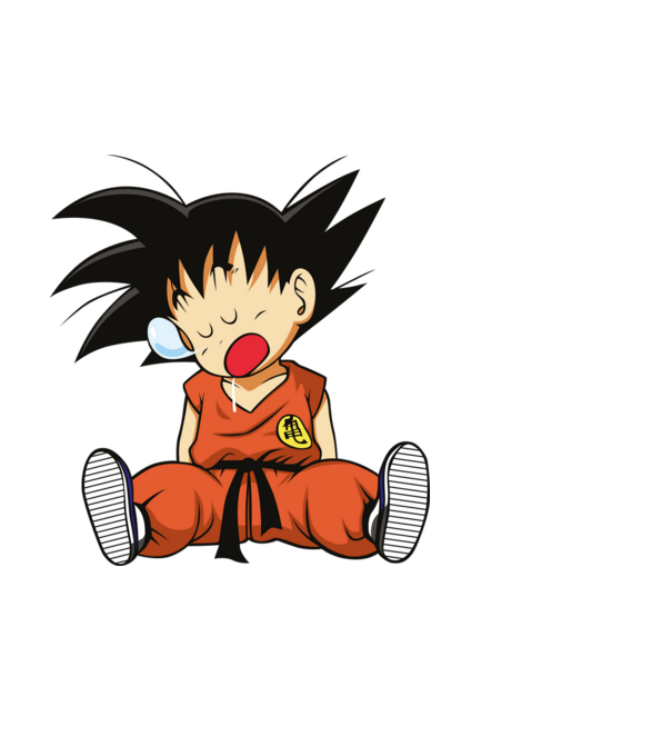 Dragonball - Kid Goku minta fehér pólón