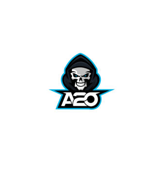 Gamer logo minta farmerkék pólón