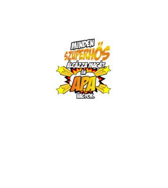 minden szuperhős álcázza magát. Én apa vagyok minta sötétkék pólón