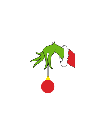 Karácsony grincs minta grinchmas minta fehér pólón
