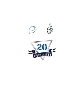 Ez a srác hivatalosan is 20 éves lett, Születésnapi minta minta fekete pólón