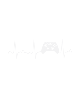 Gamer minta minta fehér pólón