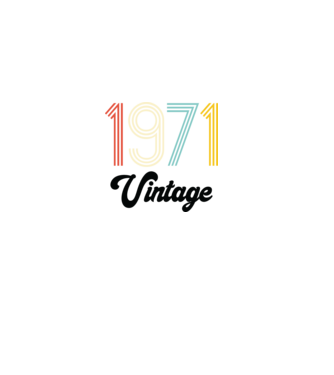 1971 Születésnapi póló minta világos rózsaszín pólón